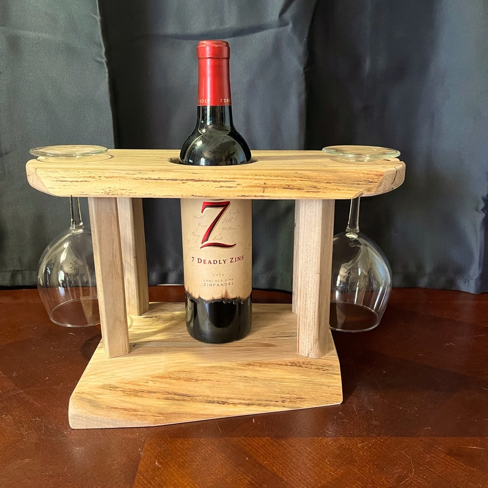 Custom built wine caddy